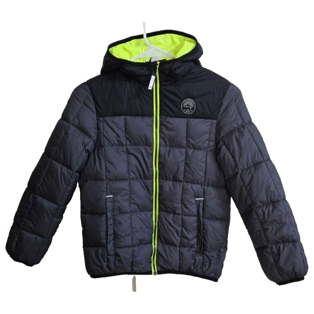 Gerry Boys Torque‎ Puffer Size Small Black/Flourscent Yellow NWT